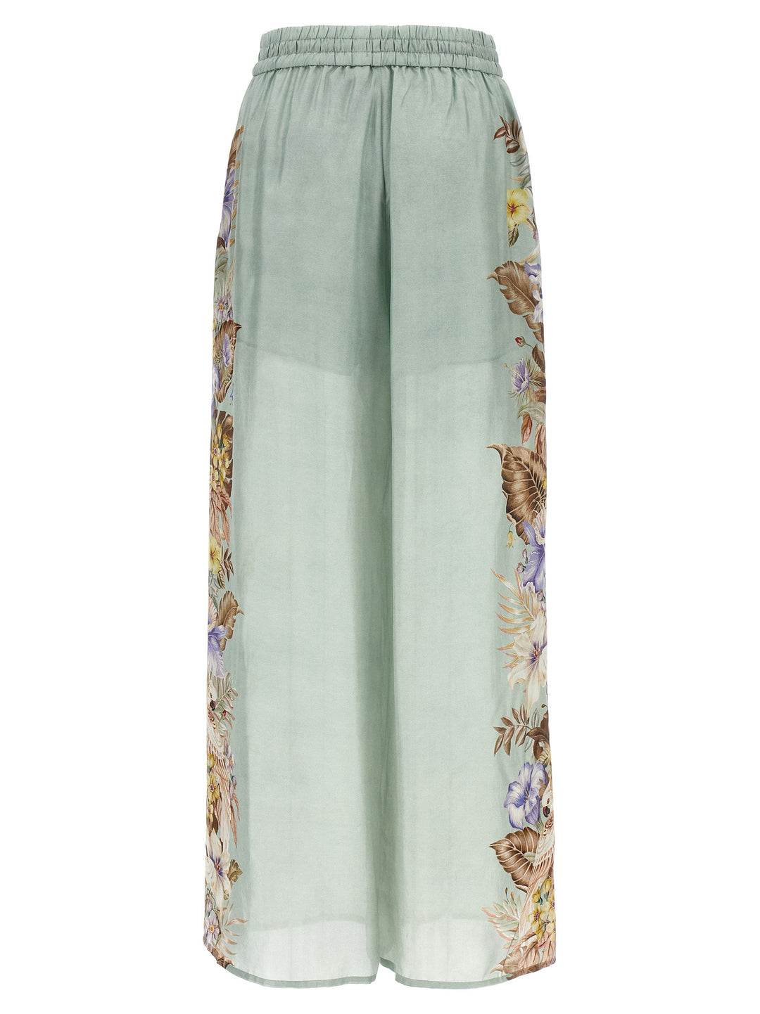 Zimmermann Coco Pantaloni - Celeste | cddf661d68764c3626387c5b7adb947ad579efeb