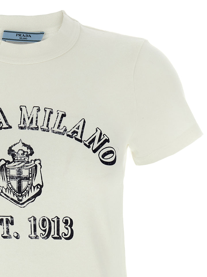 Prada Vintage Logo T shirt - Bianco | c8e037ab5a65f9e1f4a9eb20158f733b5308200f