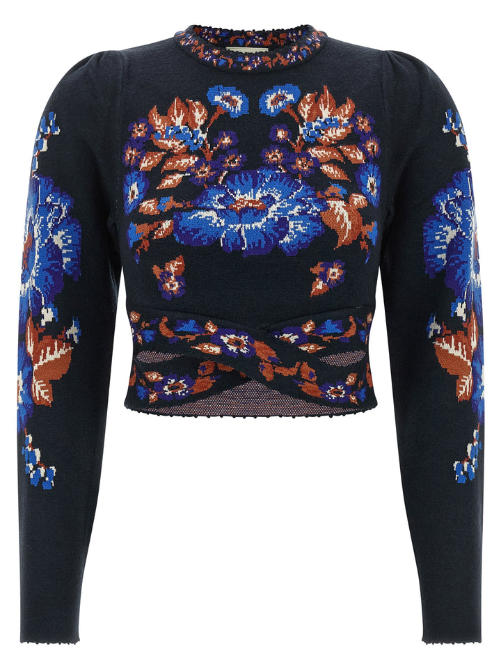 Farm Rio Bow Garden Top - Multicolor | 9958add15c426f882d5ebdaba4146e4c98ea31f2
