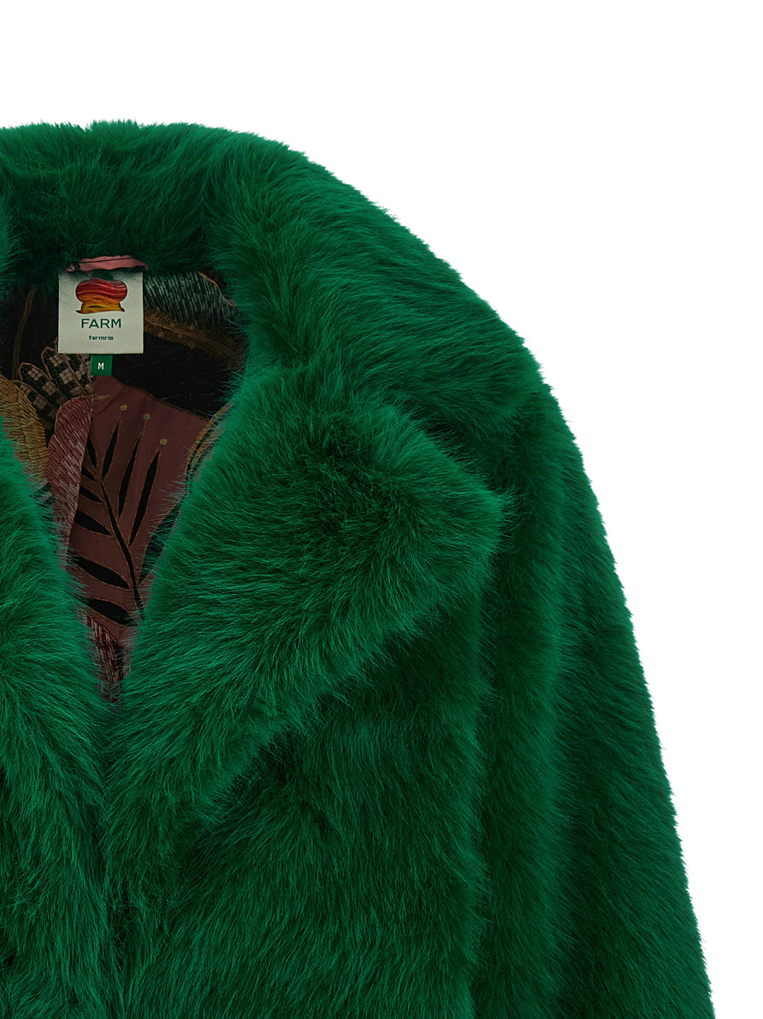 Farm Rio Faux  Graphic Patch Pellicce - Verde | f41f95efac86ab28ac11bd31bdd57eb4ef551ca8