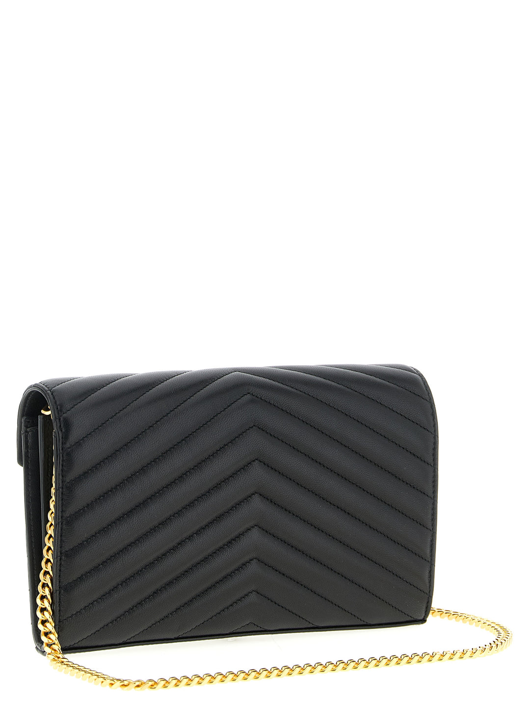 Saint Laurent Cassandre Portafogli - Nero | 9396185b114cb3225ea0dbf88328e404971de770