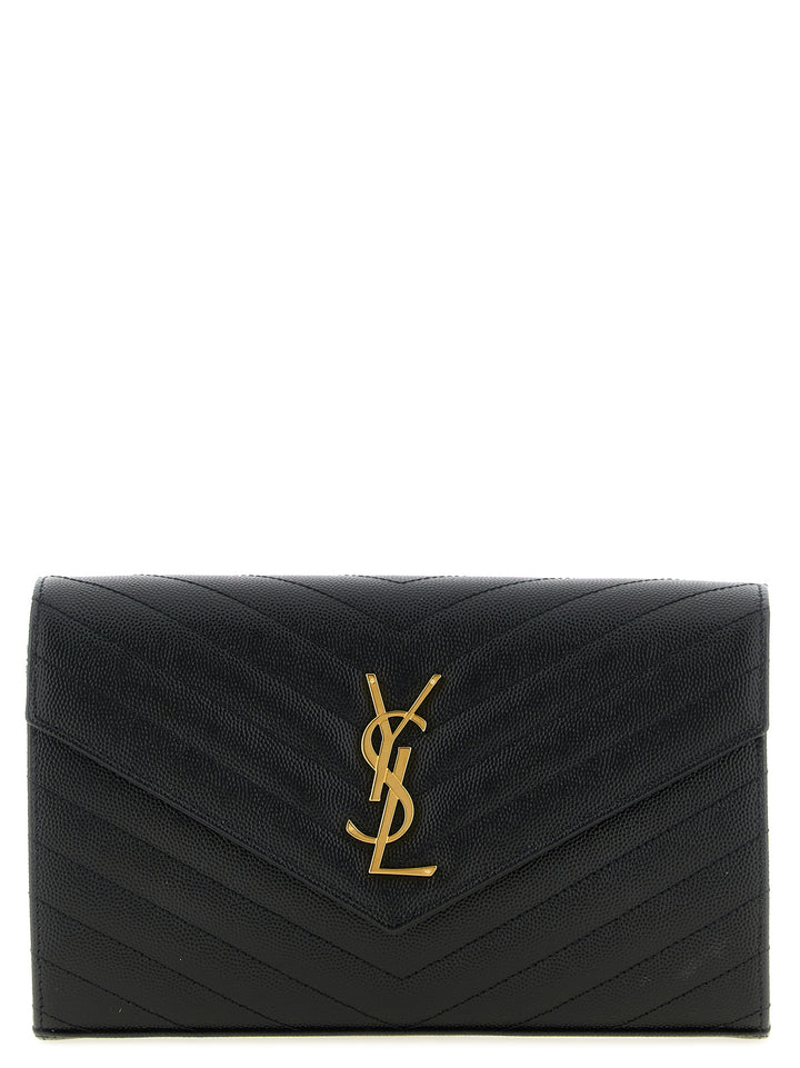 Saint Laurent Monogram Borse a Tracolla - Nero | 84f3bf0e9ee9df8af72ee3965fbf0092a7cd90bc