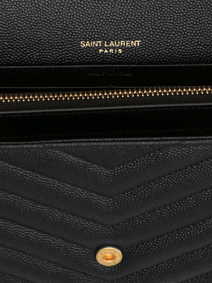 Saint Laurent Monogram Borse a Tracolla - Nero | 3db8c9356e8c0f786712e05495ae49d740552269