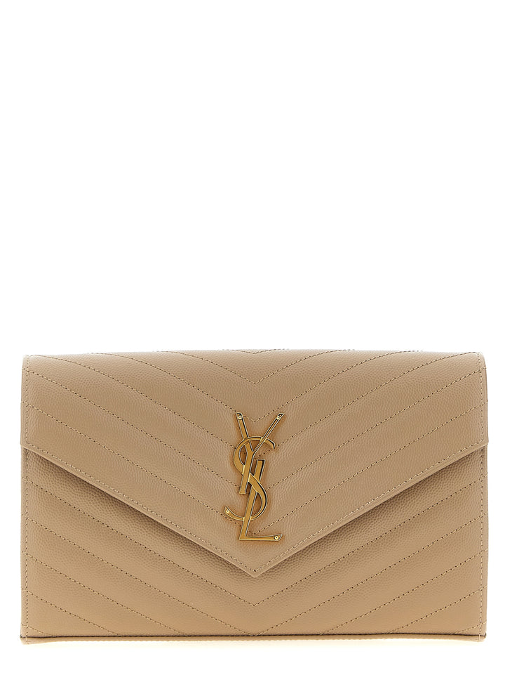 Saint Laurent Monogram Borse a Tracolla - Beige | ddfc2b621a77cb9c4d4b024496ff6034054e3c18
