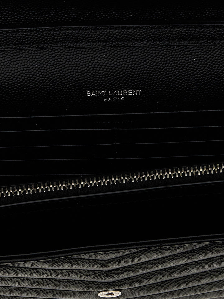Saint Laurent Cassandre Clutch - Nero | f3009bc11b64bff60b35ac7d7622b1cf85918699