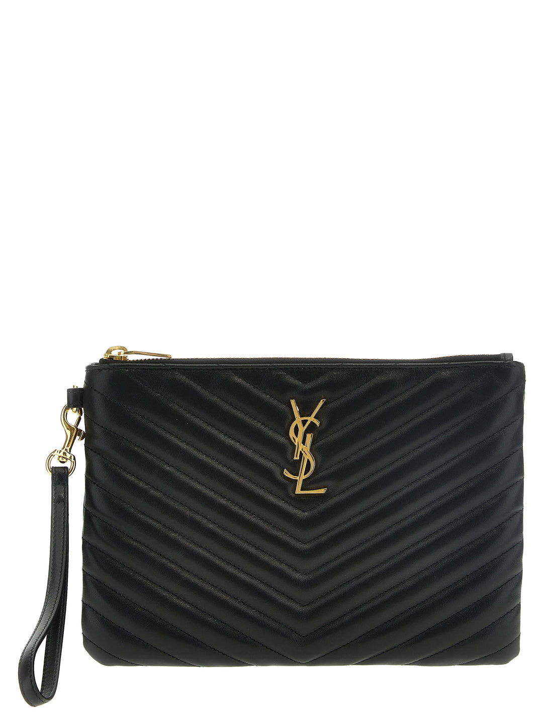 Saint Laurent Cassandre Clutch - Nero | f31d70c3181699f47ac151fd96bf4702b7d186cb