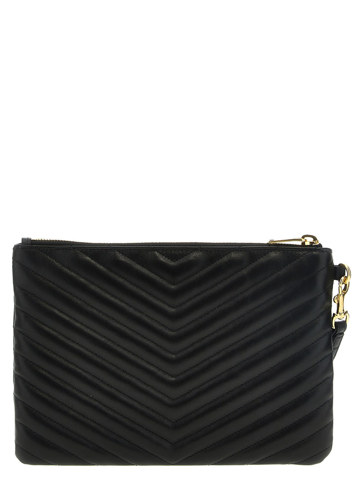 Saint Laurent Cassandre Clutch - Nero | 43414418c63d82c7fe907d9b197639ebd7faca0f