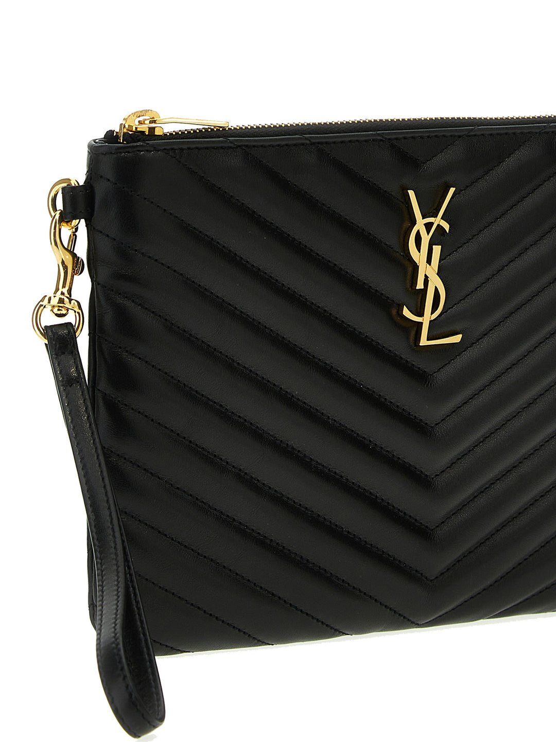 Saint Laurent Cassandre Clutch - Nero | cd431ae641660bcc81ffe50b03bd55489c8fad48