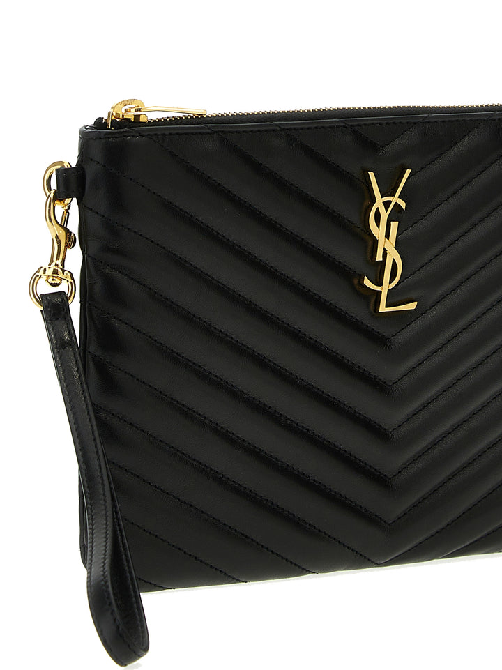 Saint Laurent Cassandre Clutch - Nero | cd431ae641660bcc81ffe50b03bd55489c8fad48