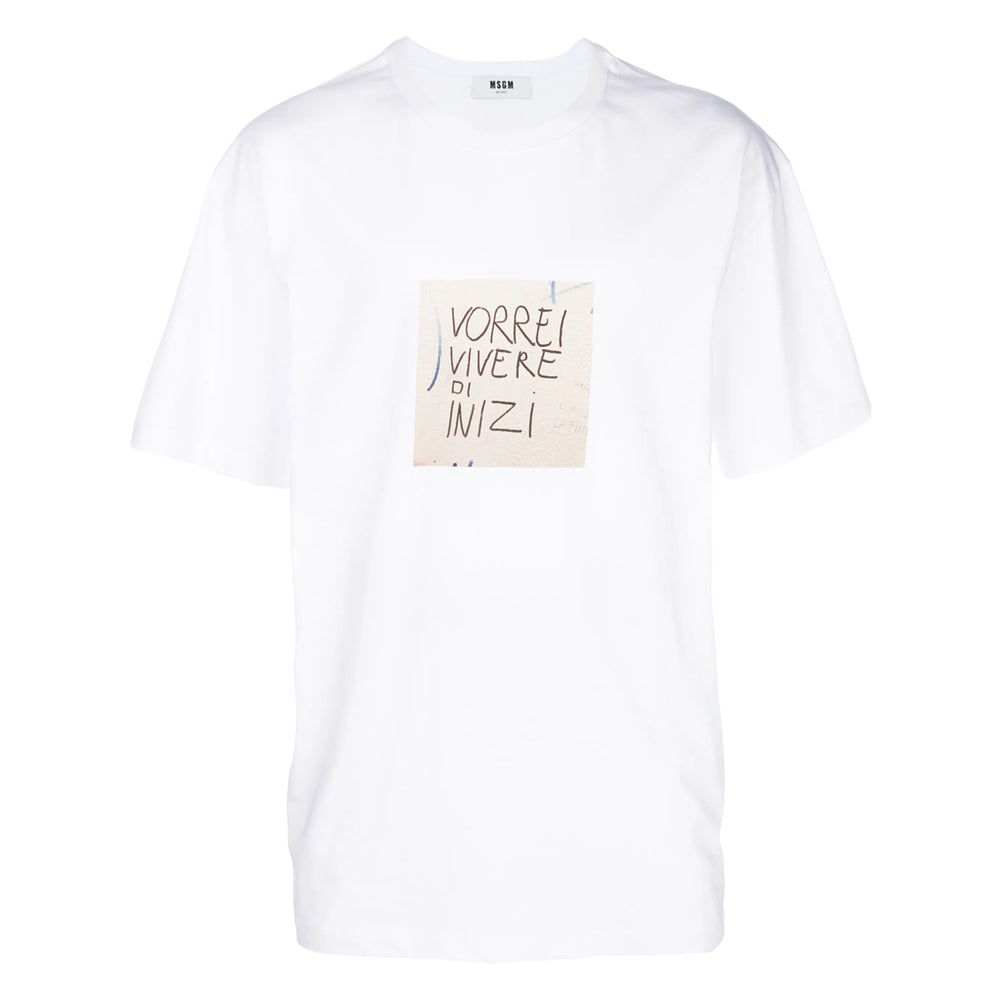 Msgm T Shirt - Bianco | a377ddd587f710681bb5888cb0db3edd06eca3c6