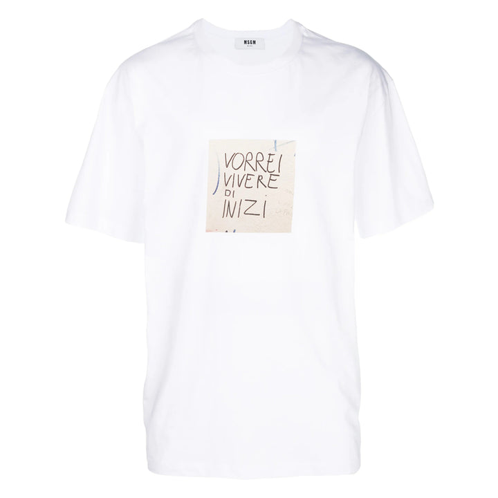 Msgm T Shirt - Bianco | a377ddd587f710681bb5888cb0db3edd06eca3c6