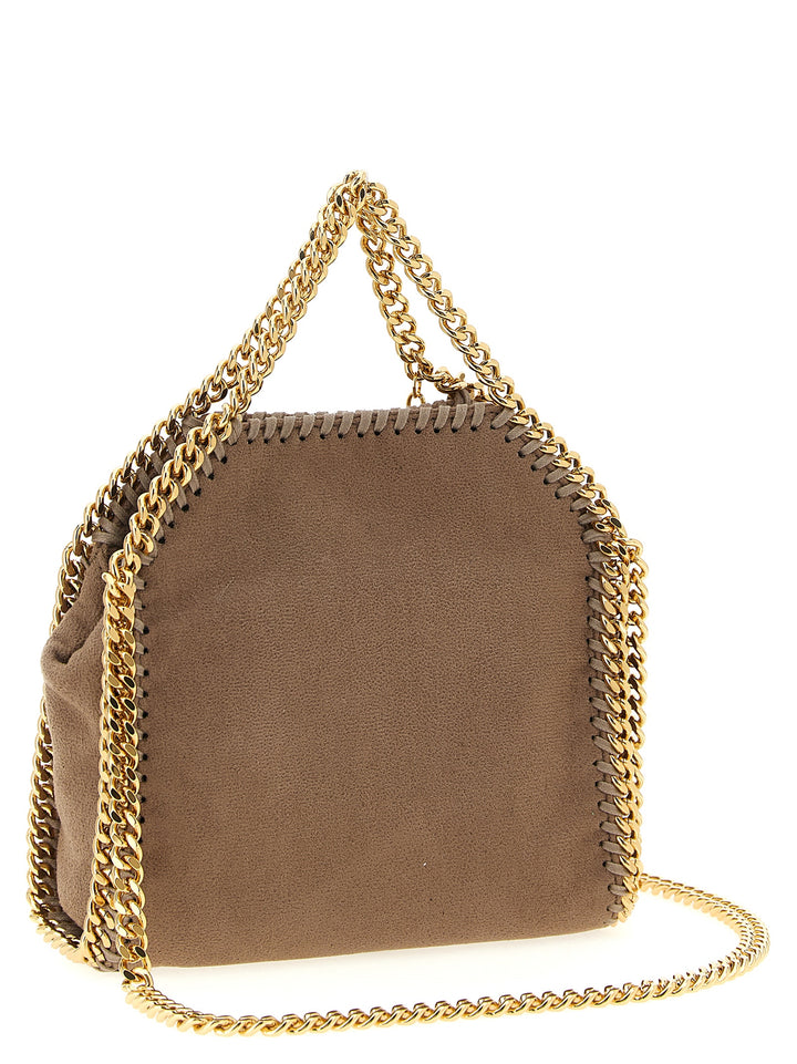 Stella Mccartney Tiny Falabella Borse a Mano - Beige | 84958697f5aa8bf16e85ca63b2dd7fe1059a4642
