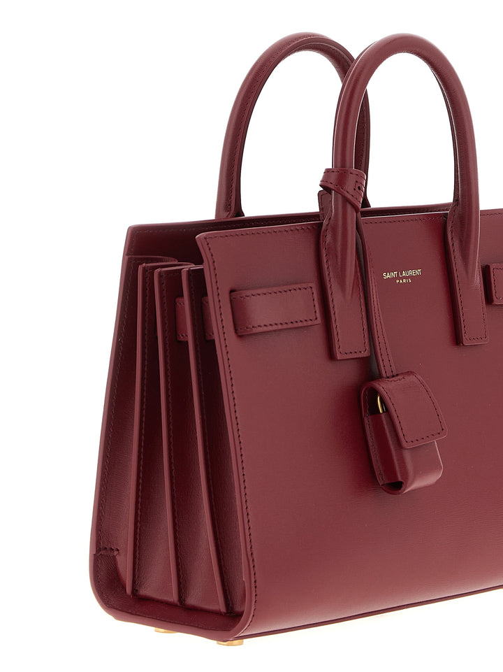 Saint Laurent Sac De Jour Borse a Mano - Bordeaux | ddf0df965f2265fd2d5aaf3e582806e8d7aed242