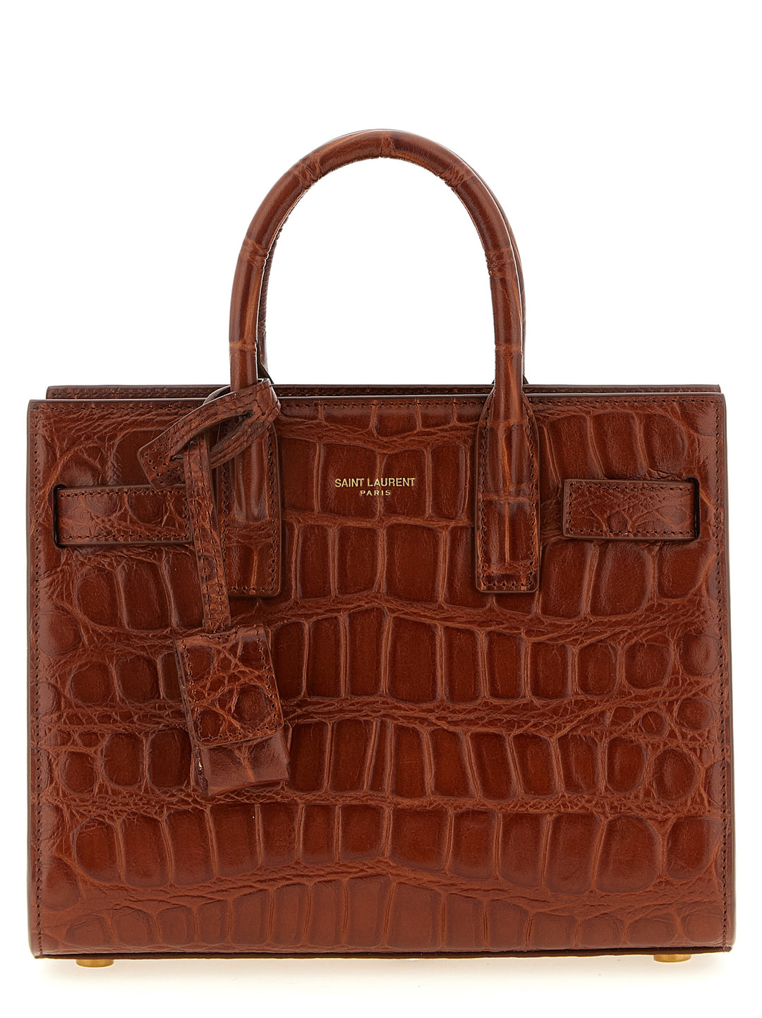 Saint Laurent Sac De Jour Borse a Mano - Marrone | b6528f709f1c6322e3e4e0d01356f3aaa9e35a85