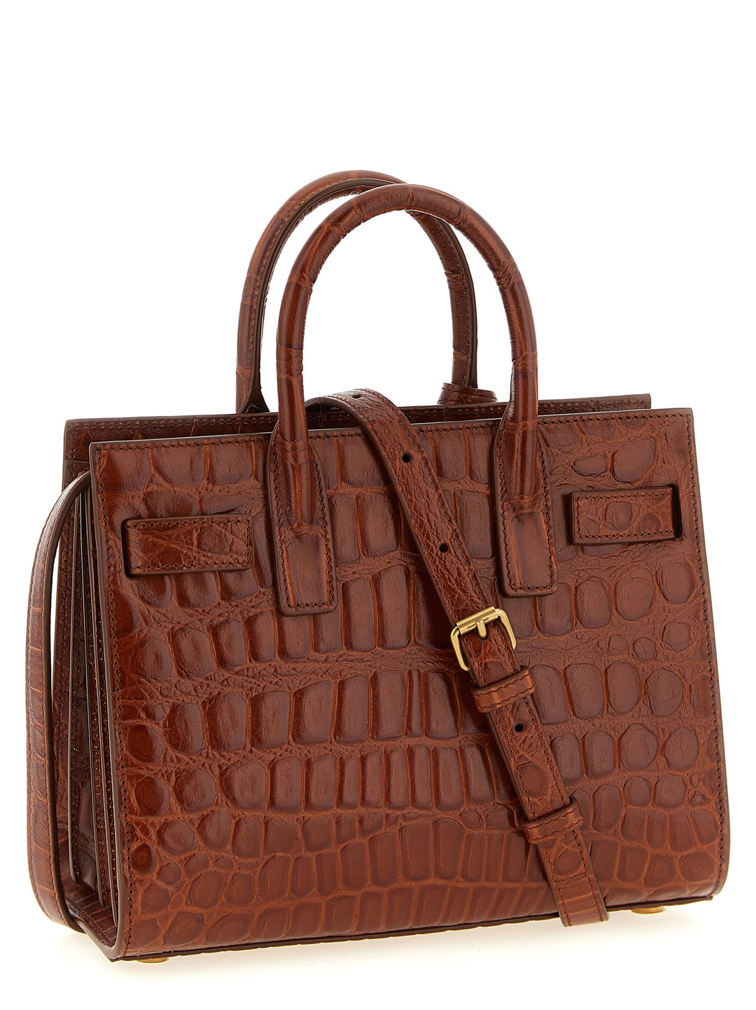 Saint Laurent Sac De Jour Borse a Mano - Marrone | 40a5b124f13a63a32fc843987cb92662d84899a4