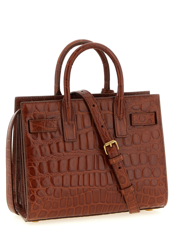 Saint Laurent Sac De Jour Borse a Mano - Marrone | 40a5b124f13a63a32fc843987cb92662d84899a4