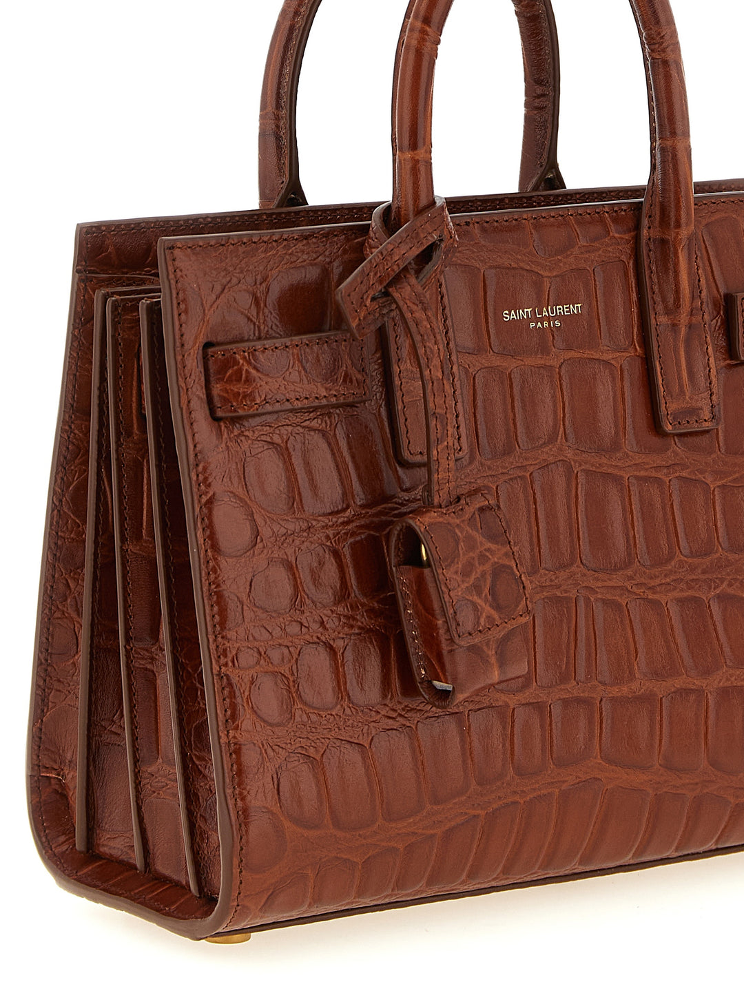 Saint Laurent Sac De Jour Borse a Mano - Marrone | 912367797052f7d163c8ef4a5d1e7f63a988c7de
