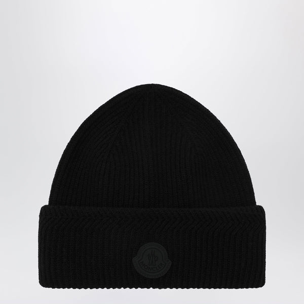 Black Wool And Cashmere Beanie