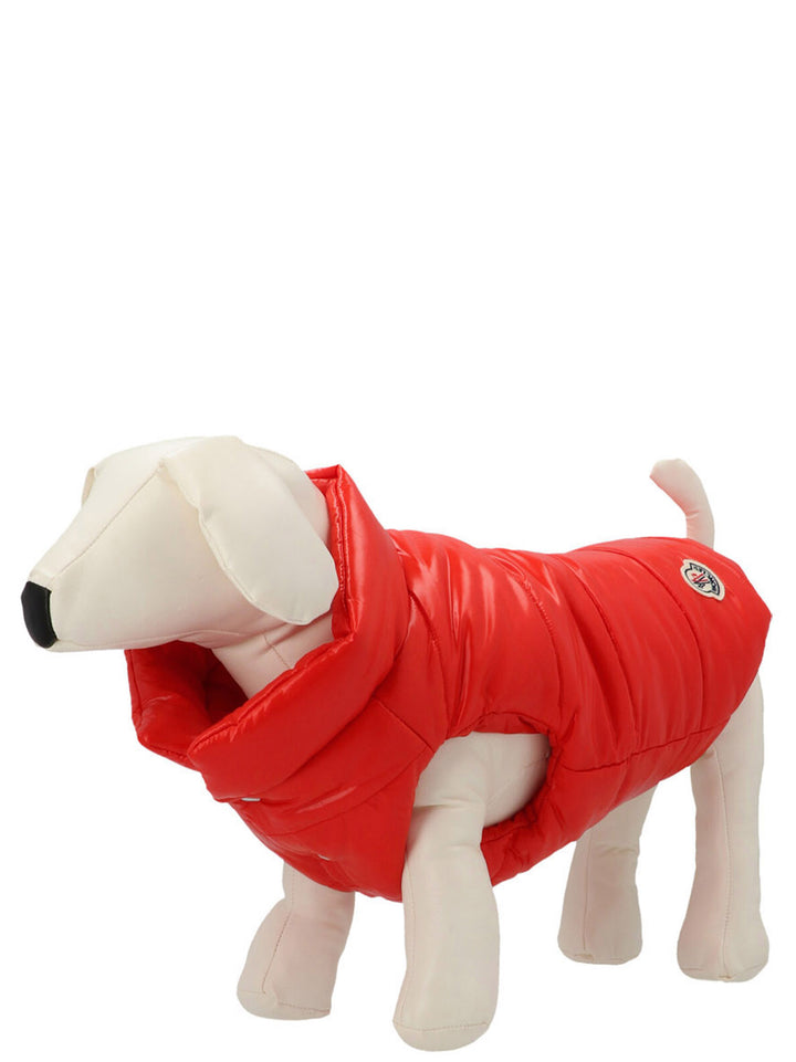 Moncler Genius X Poldo Puffer Jacket Pets Accesories Rosso