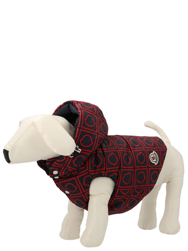 Moncler Genius X Poldo All-Over Logo Vest Pets Accesories Multicolor
