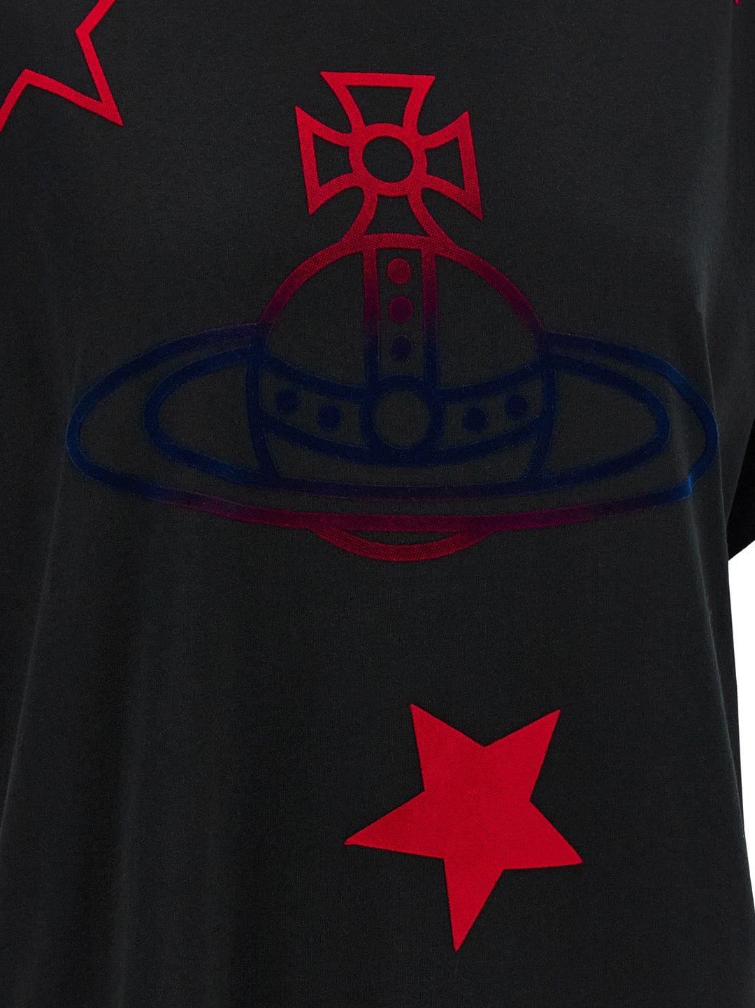 Vivienne Westwood Orb And Stars Classic T shirt - Nero | c090c6bf63e3560d0d97f345d22980b49bfb5072