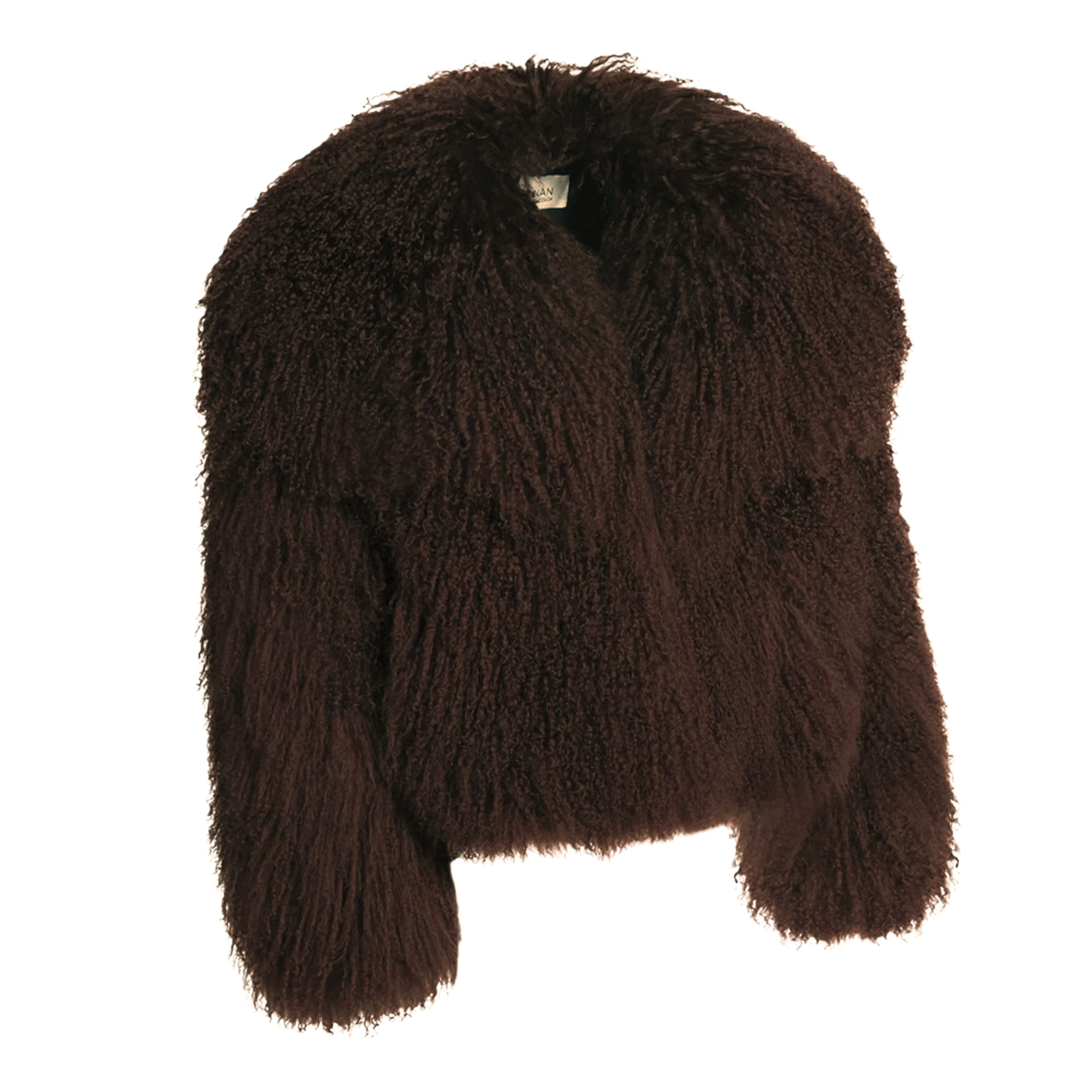 Cappotto Loyenne marrone in mongolia