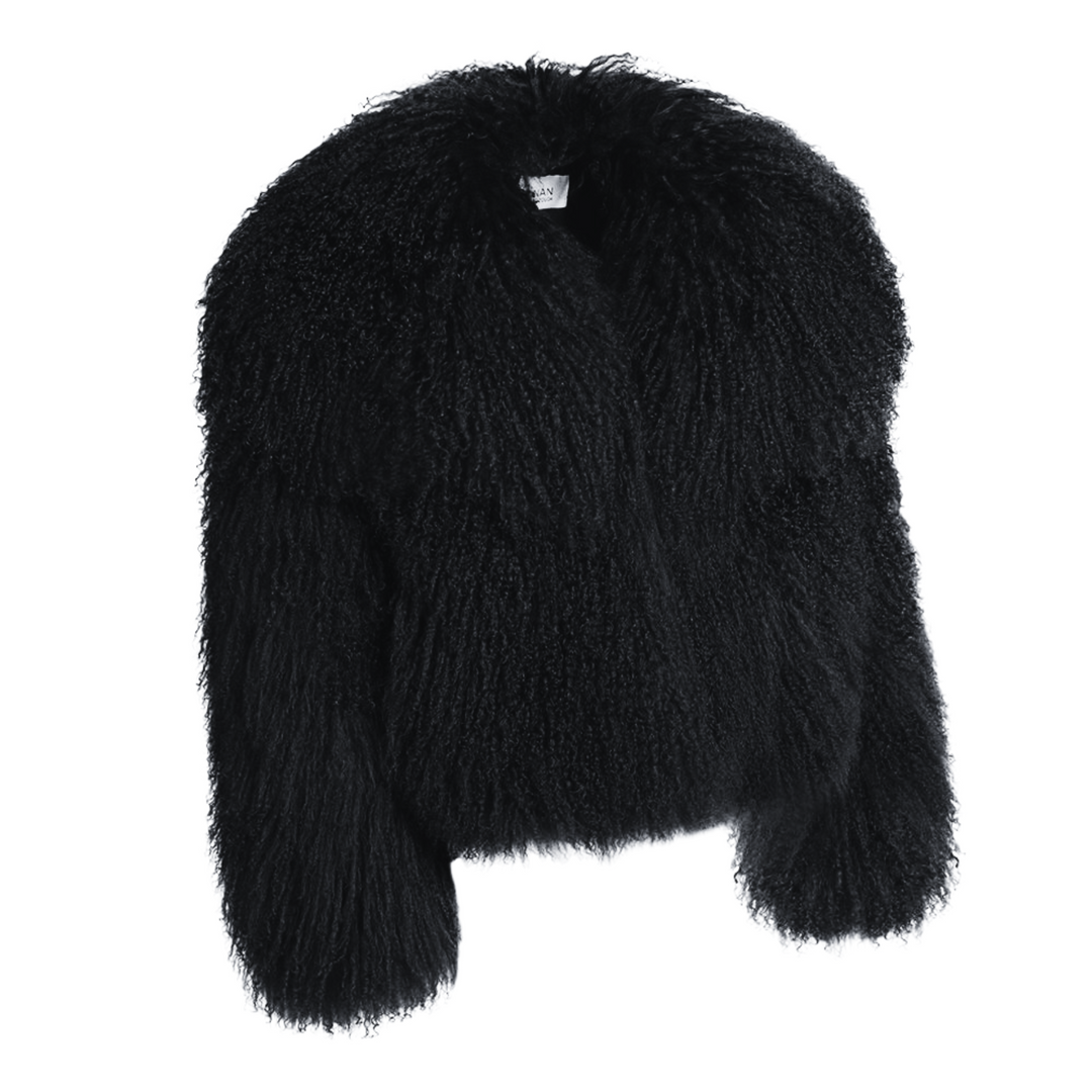 Cappotto Loyenne Nero in Mongolia