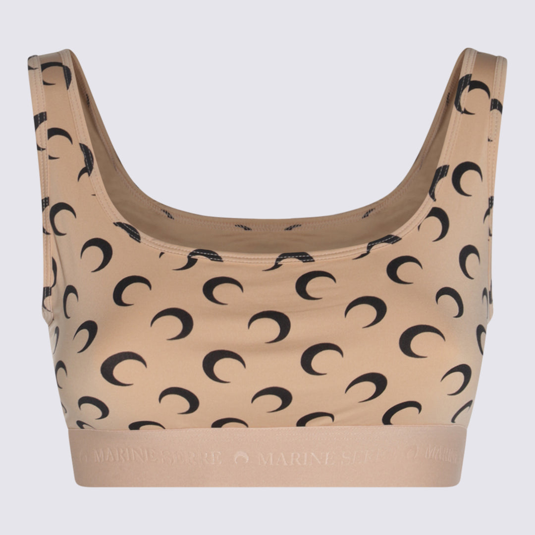 Marine Serre Top - Marrone | 025b3ac221b0092e94701e362b1d739828f61d40