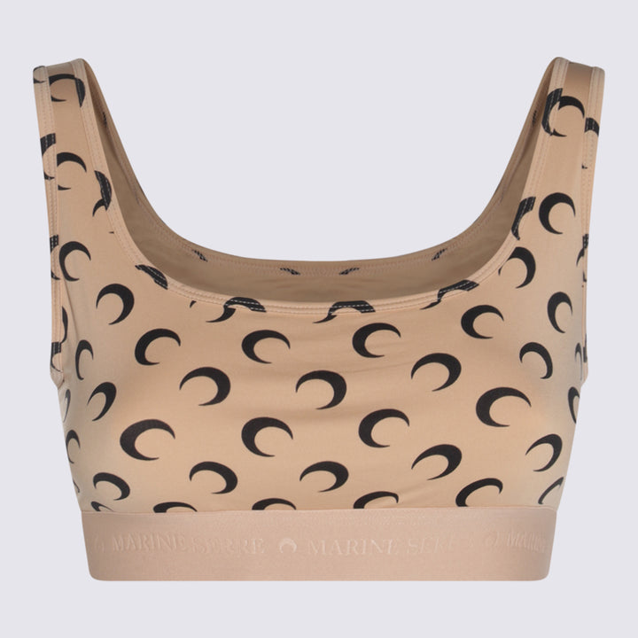 Marine Serre Top - Marrone | 025b3ac221b0092e94701e362b1d739828f61d40