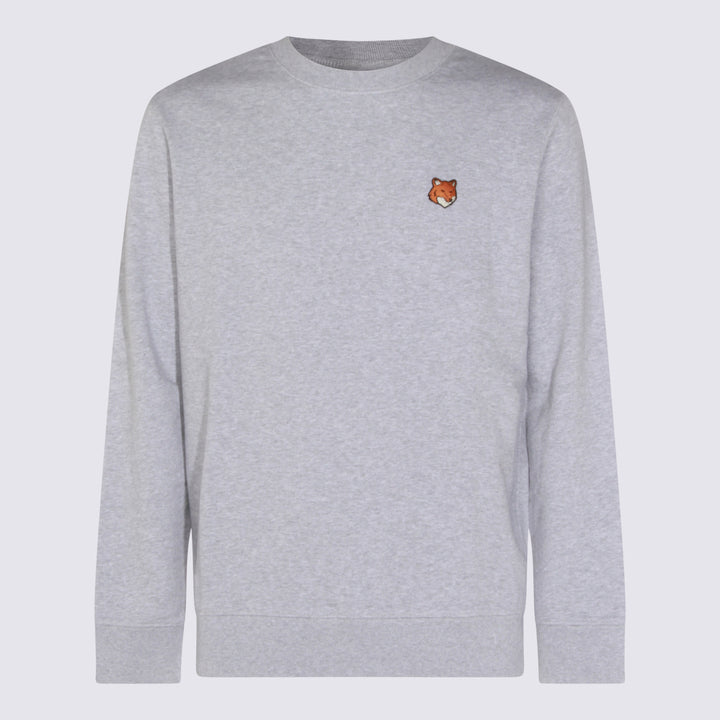 Maison Kitsune' Sweaters - LIGHT GREY MELANGE | b40c343c8608600e5d3baf7efd8fb939ebd9733d