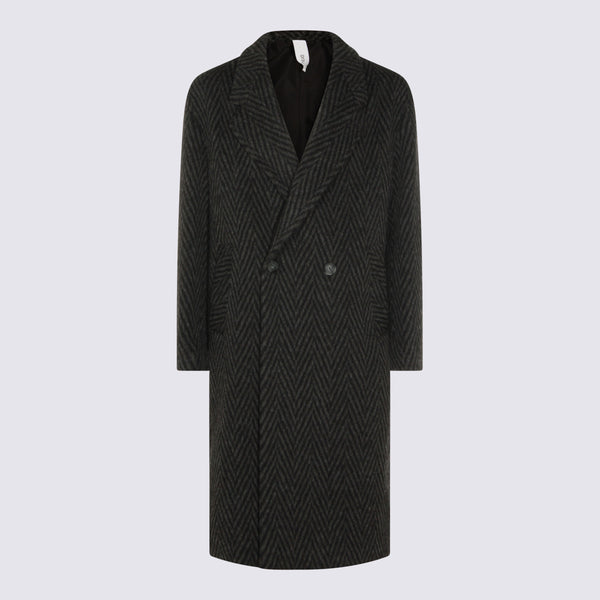 Coats Grey Black