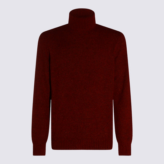 Sweaters Porpora+Grigio Medio