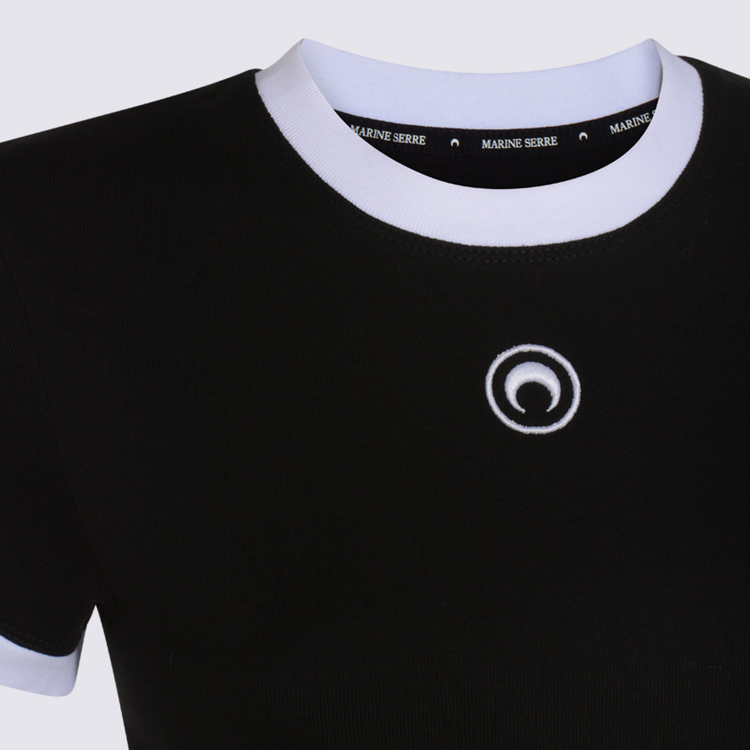 Marine Serre T-shirts and Polos - Blacks and greys | 642ae3a0a8e86f79b80711998ceba1dbc802710a