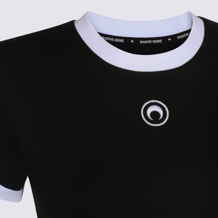 Marine Serre T-shirts and Polos - Blacks and greys | 642ae3a0a8e86f79b80711998ceba1dbc802710a