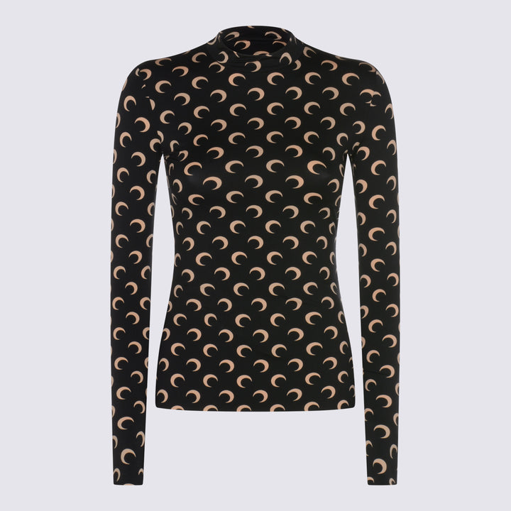 Marine Serre Top - INVERSE TAN | 9d416a6d6cf5aa59eb6209fb8694e664db5cd1b5