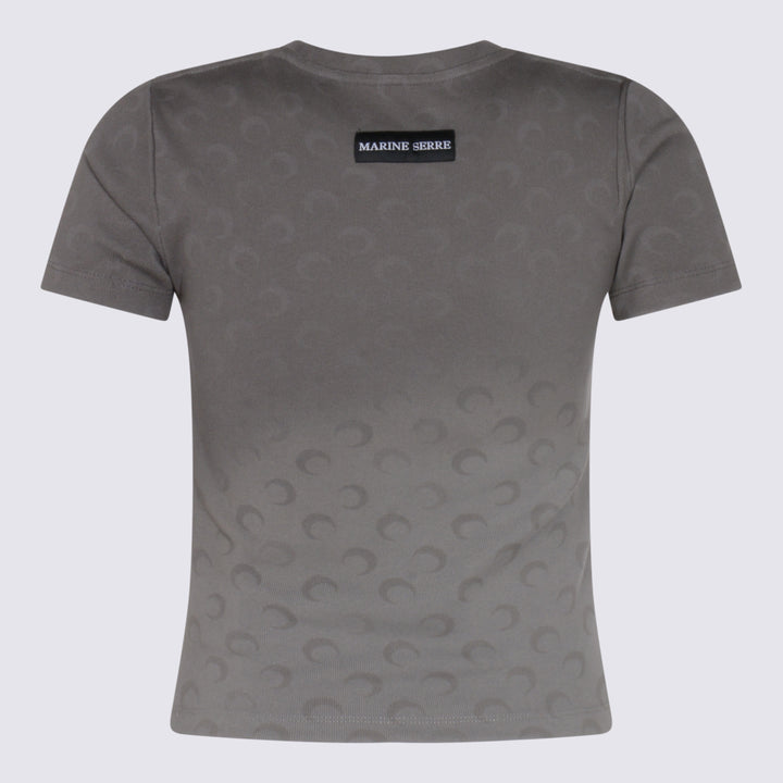 Marine Serre T-shirts and Polos - Blacks and greys | b1509db6f30b5b5bed065953786a200c0c1d1539