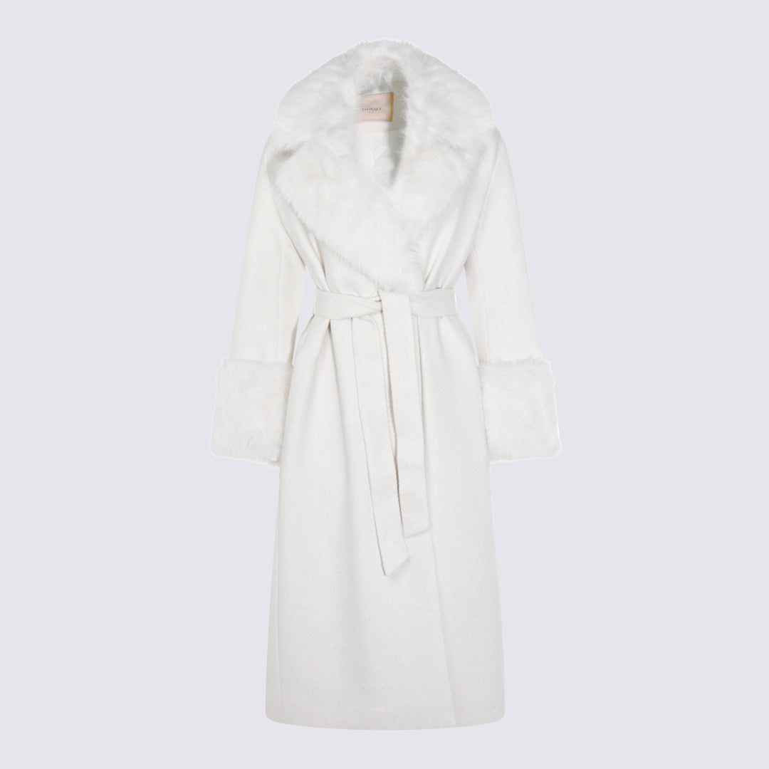 Twin-Set Coats - SALE PEPE NEVE/SILVER | b4da186504af0dc09903b49b2c36ed9a1b70c41e