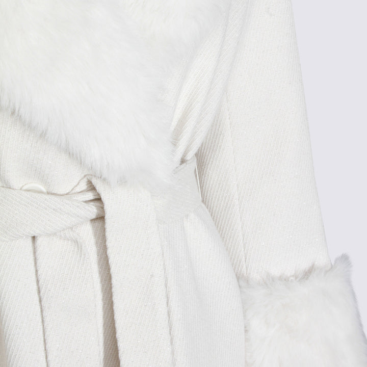 Twin-Set Coats - SALE PEPE NEVE/SILVER | abb35c8933f4cd17e2ef1f5fb196d09e7da190e6