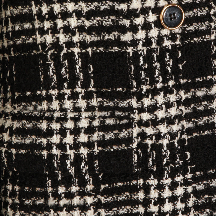 Twin-Set Jackets - BIG CHECK NERO/NEVE | 135ce69e9c1d4bc387135cf6f5e2dfb78aeae953