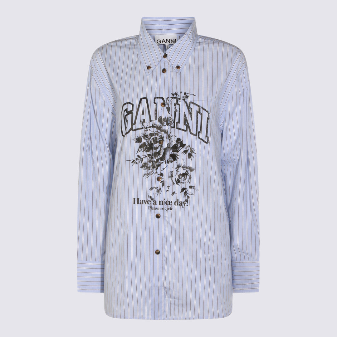 Ganni Shirts - LAVENDER LUSTRE | 91497e7450d4a6fac41fa354399375221af67640