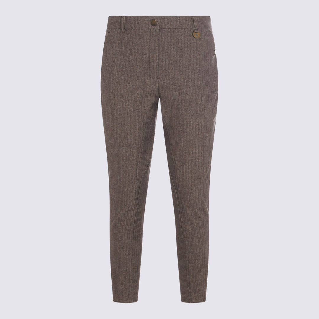 Burberry Trousers - WALNUT BEIGE | 5e9daaa663edc0c8b7b6ef123caae41dc208c101