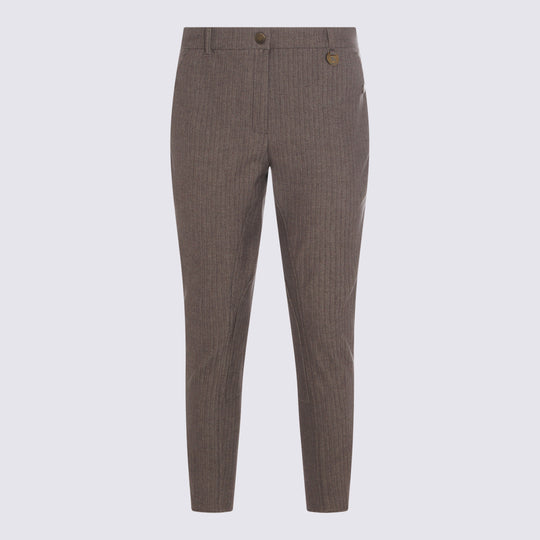 Trousers Walnut Beige