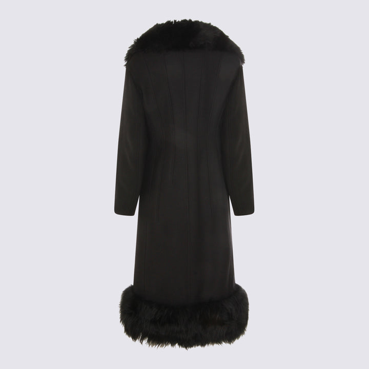 Blumarine Coats - Blacks and greys | 491746753ddcf070a901181d7bc103a12ad51f40