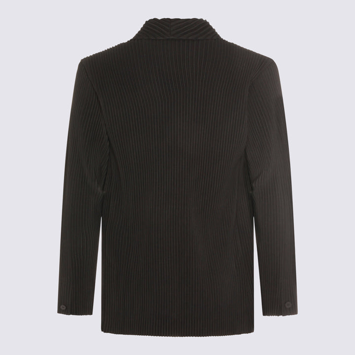 Homme Plisse Issey Miyake Jackets - Blacks and greys | 1510e8bf64b5ced429ce2525142e79ecf5f5fe84