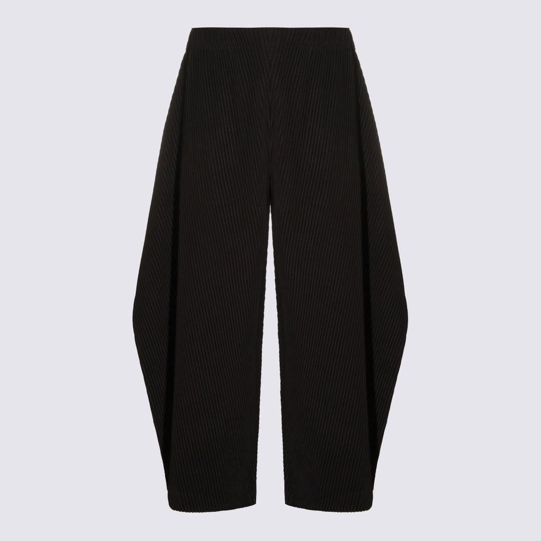 Homme Plisse Issey Miyake Trousers - Blacks and greys | bd9f04db32b9b6f365c288f601050a47fb52bead