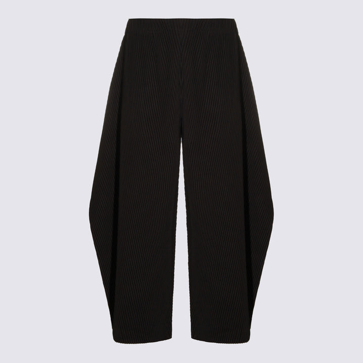 Homme Plisse Issey Miyake Trousers - Blacks and greys | bd9f04db32b9b6f365c288f601050a47fb52bead