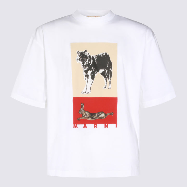 Marni T-shirts and Polos - LILY WHITE | 578b7b42bc1e4162641cb2c3dd82a8624ac44302