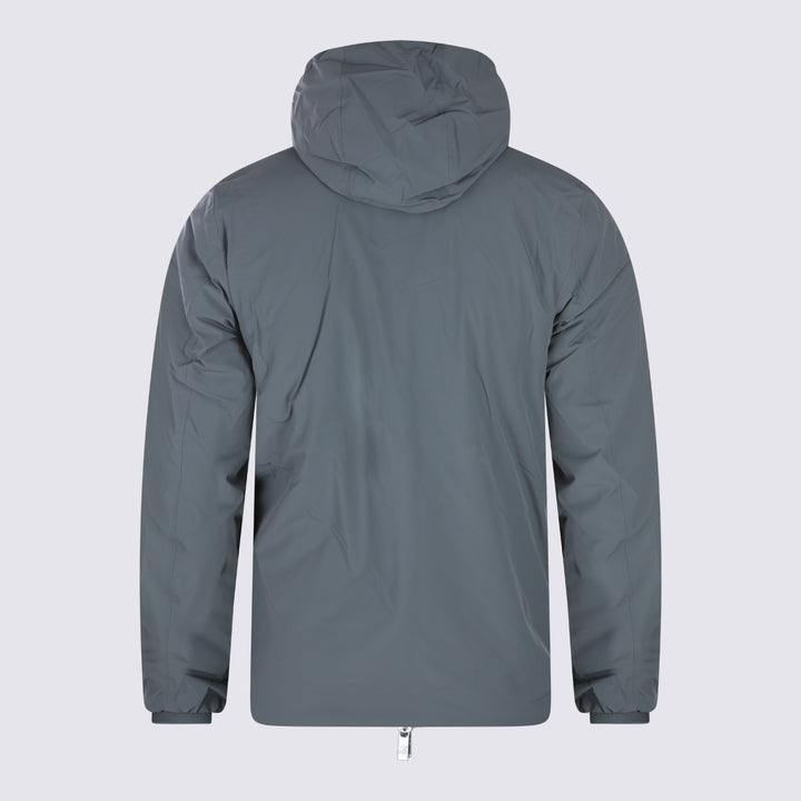 K-Way Jackets - GREY SHADOW-GREEN OAK | 4833a26f3764cb35a9b7b2d842d08f3e70d04ca8