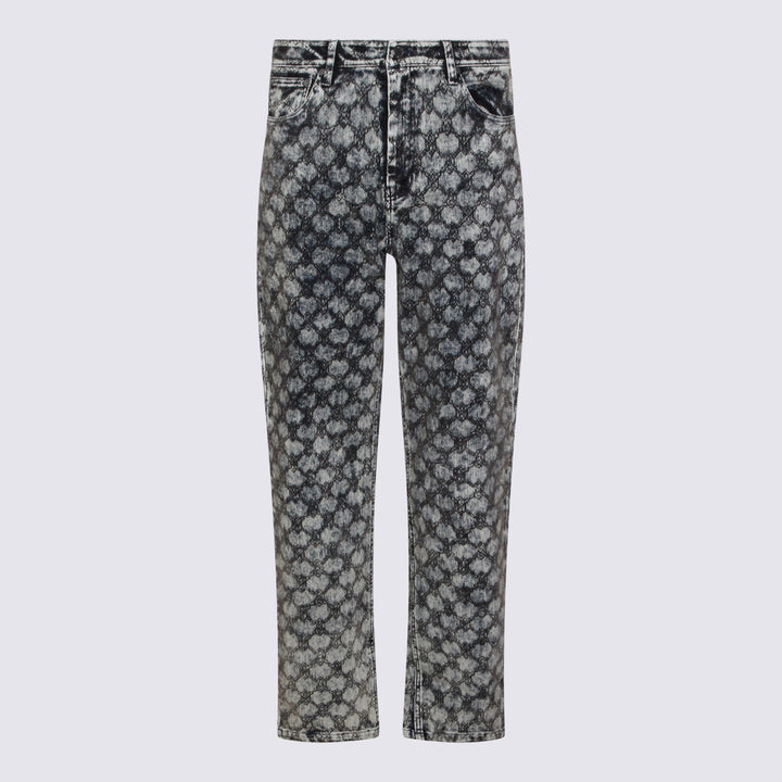 Daily Paper Uomo Trousers - Blue and green | 427410bd7b8c0e9bc78f3fcf261b2f11a8fbd134