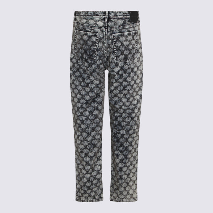Daily Paper Uomo Trousers - Blue and green | 0d1d7a1369e63ab4fd40d0777440c38537d63ada